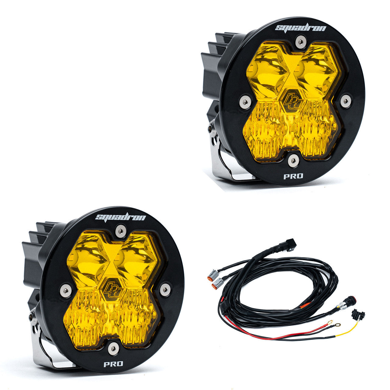 Squadron-R 2.0 Pro Black LED Auxiliary Light Pod PAIR - Universal