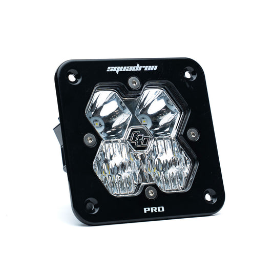 Squadron 2.0 Pro Black Flush Mount LED Auxiliary Light Pod - Universal