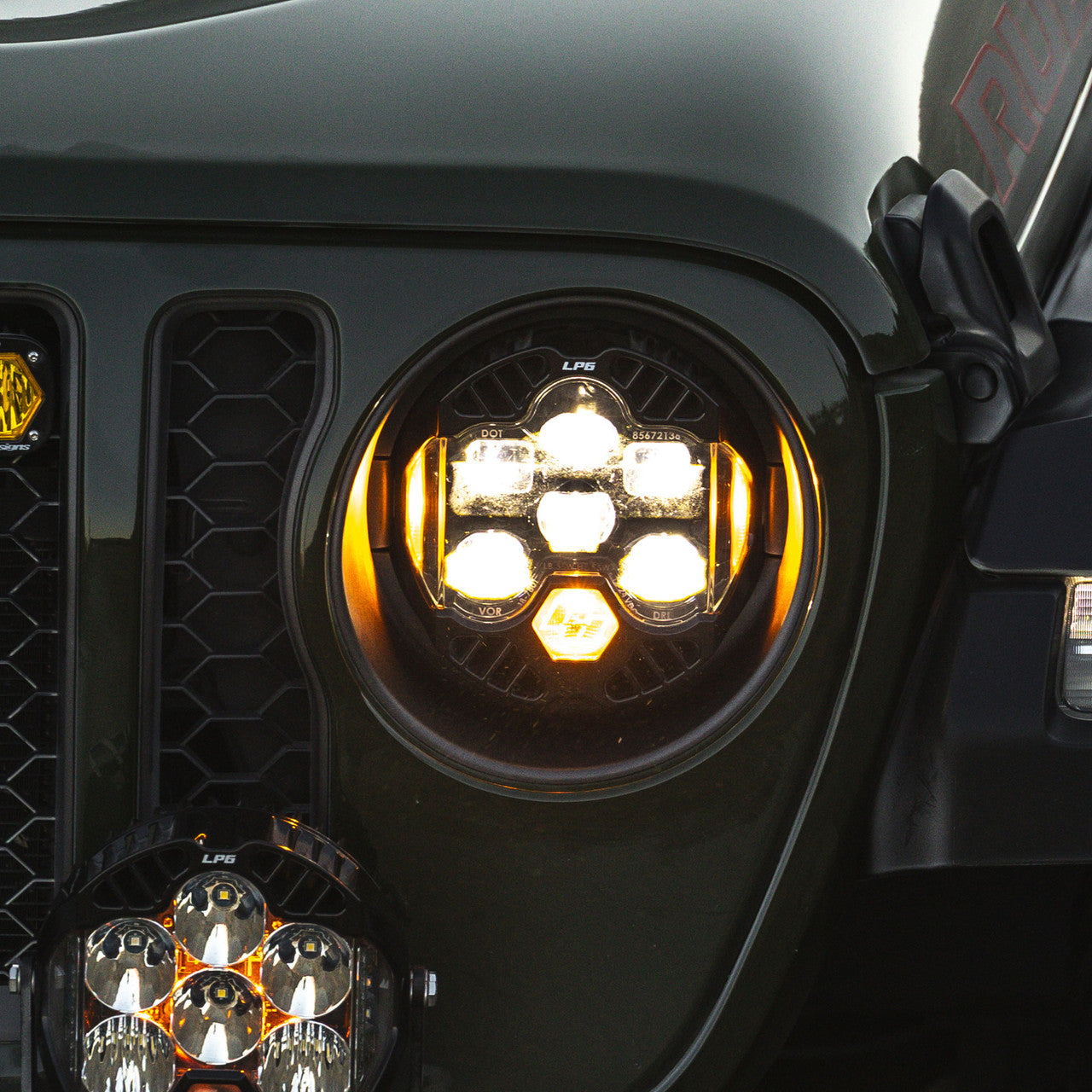 DOT LP6 LED Headlight Replacement - Universal