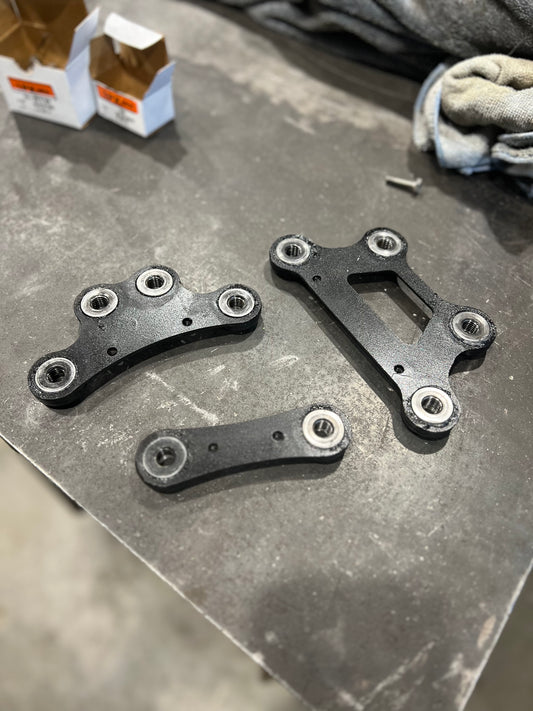 Can Am X3 Race Plates for Radius Rods