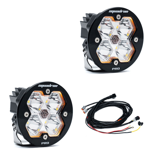 Squadron-R 2.0 Pro Black LED Auxiliary Light Pod PAIR - Universal