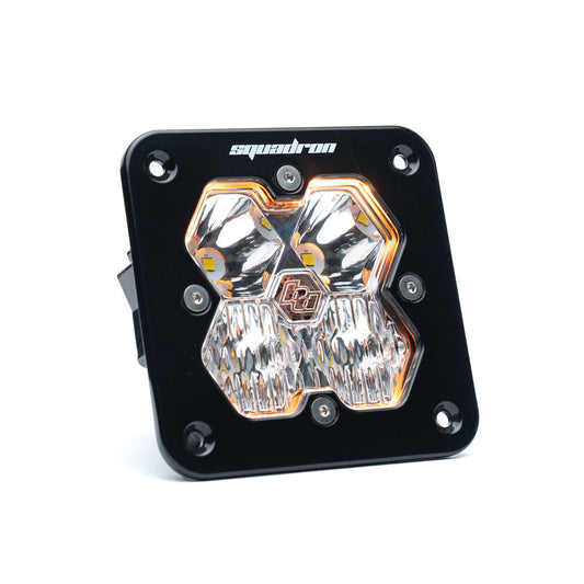 Squadron 2.0 Sport Black Flush Mount LED Auxiliary Light Pod - Universal